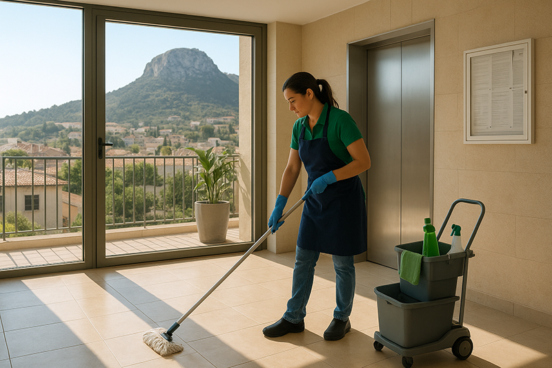 Entreprise nettoyage copropriété Vence